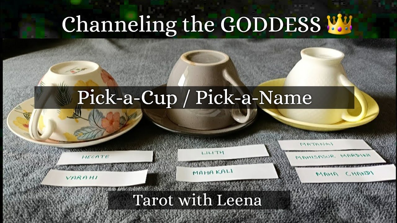 Coffee cup reading : Channeling the GODDESS 🌺👑 | Pick a Cup | Tarot with Leena