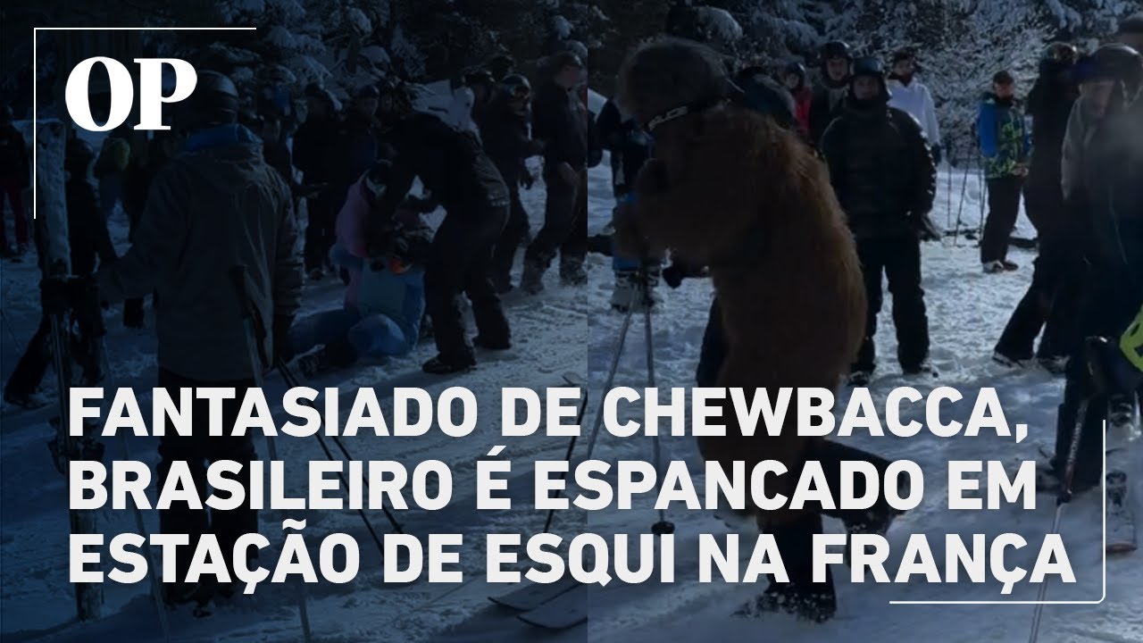 Brasileiro fantasiado de Chewbacca, de 'Star Wars', é vítima de espancamento em estação de esqui