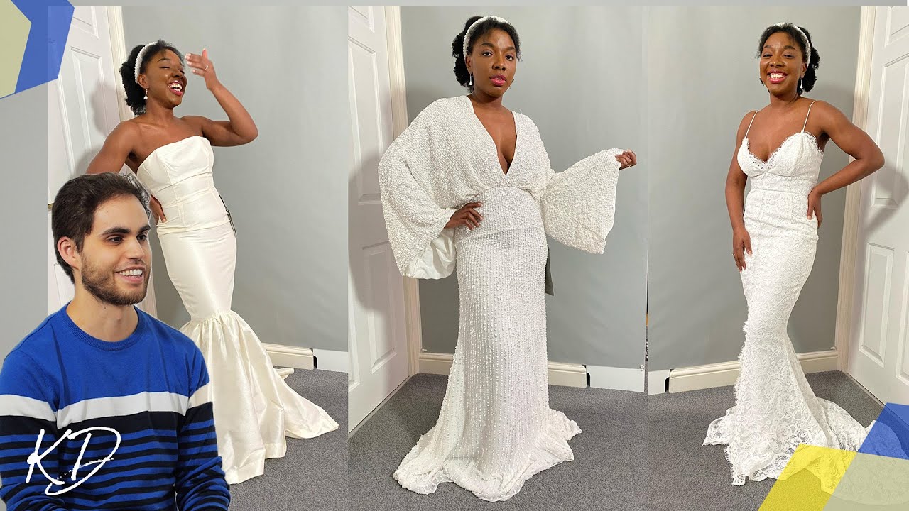 I Tried ASOS Wedding Dresses under £200 Will The Husband Approve? | Kim Dave