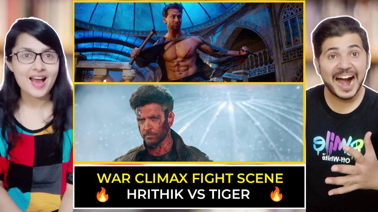 Couple Reaction on War Climax Scene | Hrithik Roshan Vs Tiger Shroff