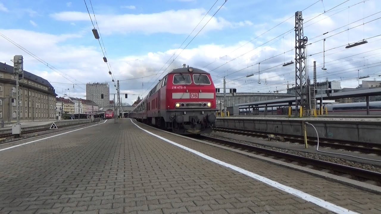 Motorstart, Abfahrt mit Vollgas einer BR 218 mit TB 11 Motor