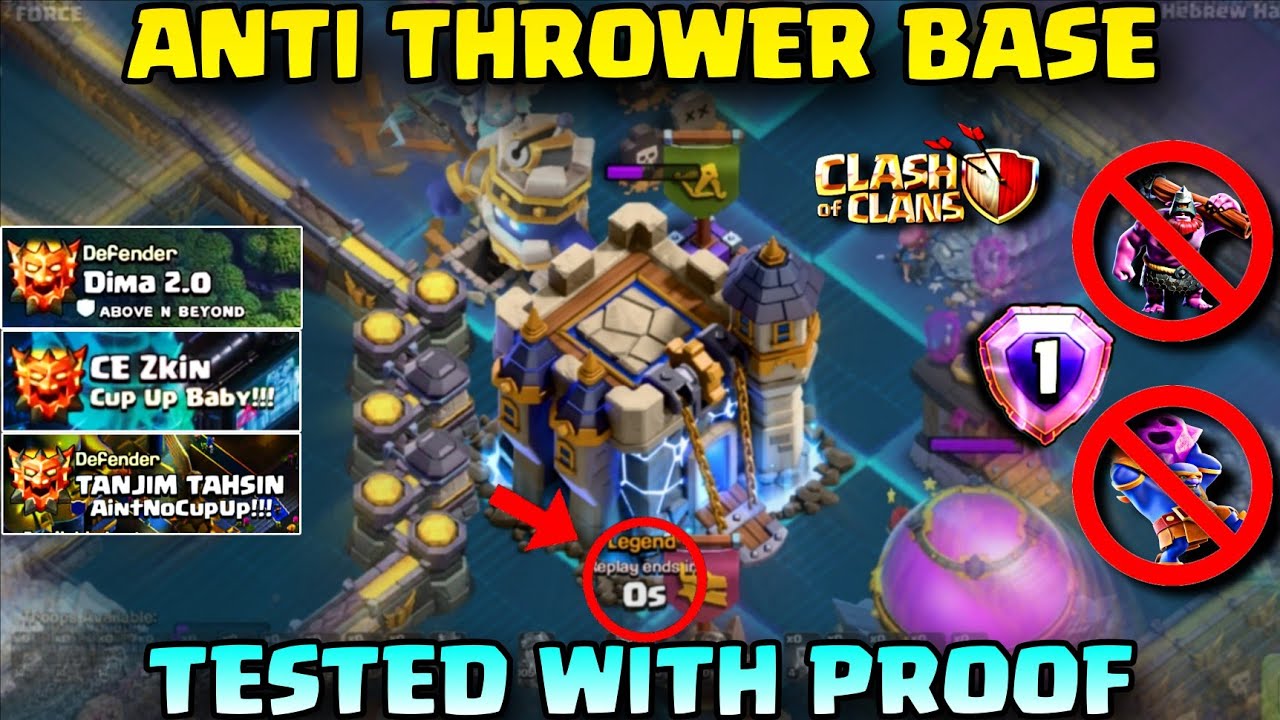 Top 6 Best Town Hall 18 Bases for 1 STARS ! With TH18 War Base Link (Clash of Clans)