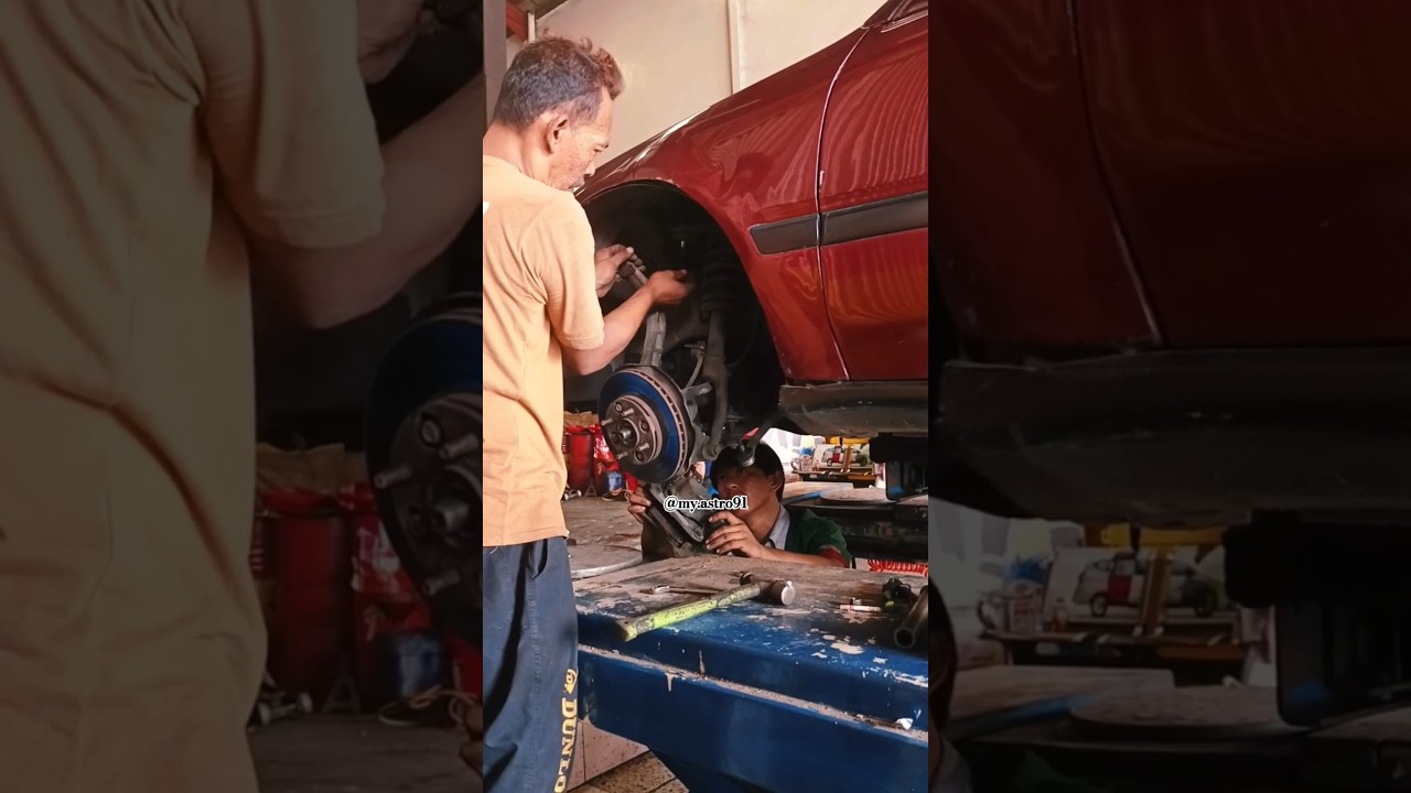 Ganti bearing roda kiri depan, jajan yang tidak terduga 😏 #accord #maestro #honda #sedan #motuba