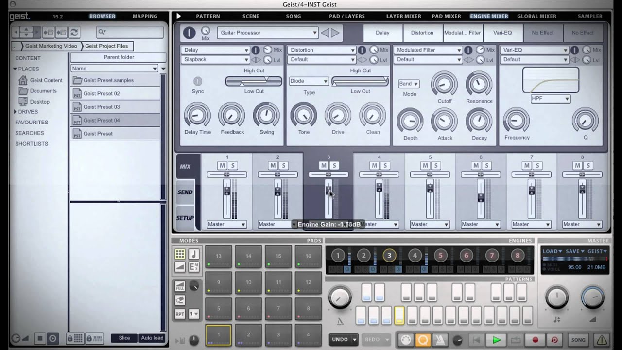 FXpansion Geist in Action