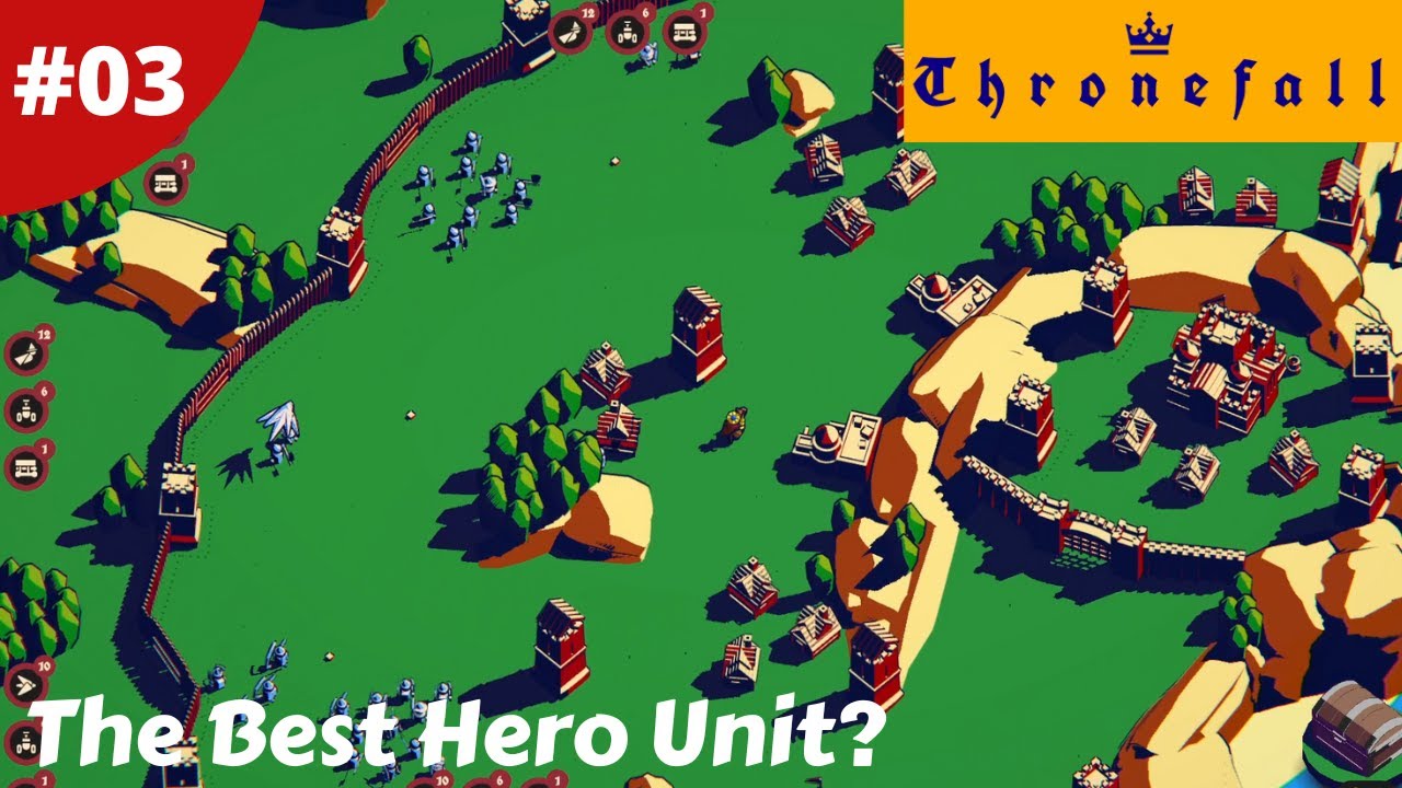 Challenge The Phoenix God & The Best Hero Unit? - Thronefall - #03 - Gameplay