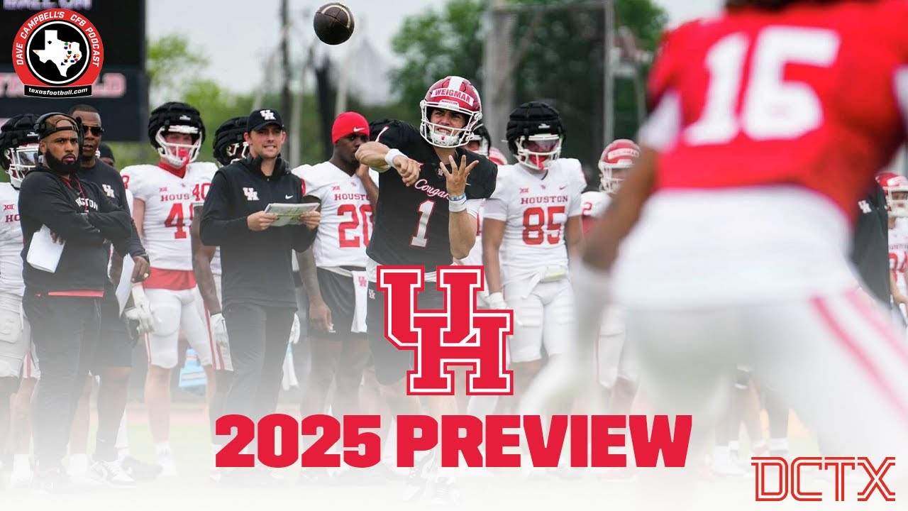 FULL 2025 Houston Football Preview with Ryan Monceaux | College Football Podcast