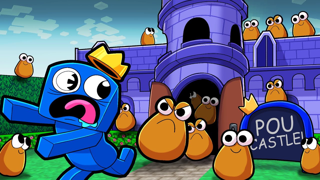 &iexcl;LA VENGANZA DE POU contra MUNDO RARO! (Minecraft)
