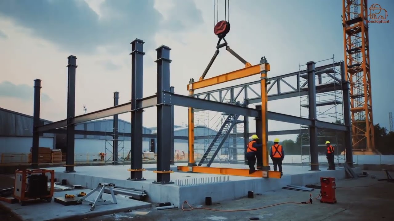 Benelephant - China Speed - Steel Structure Workshop #construction #steelstructureengineering