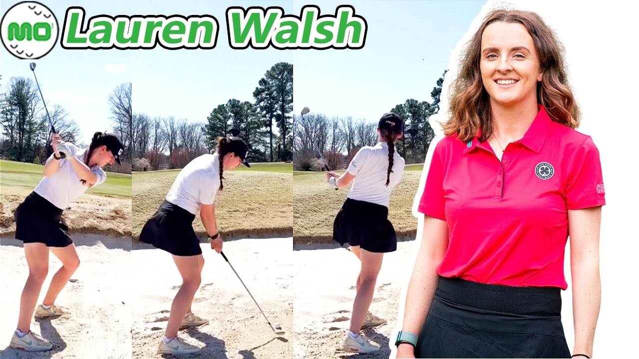 ローレン・ウォルシュ Lauren Walsh アイルランドの女子ゴルフ スローモーションスイング!!!