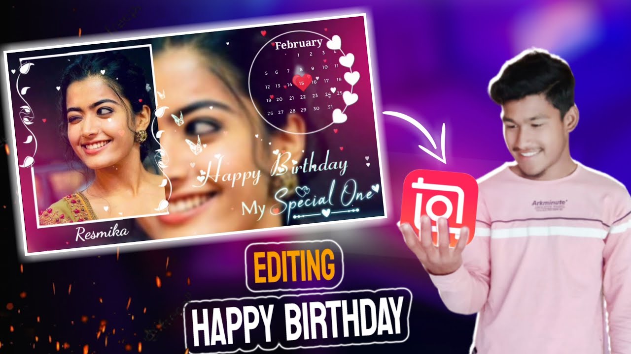 New Viral Happy Birthday Status Editing in InShot Video Editor | Birthday Status Video Edit
