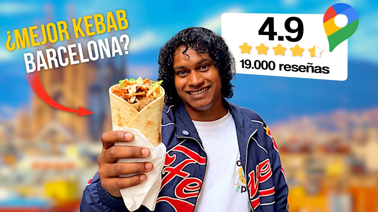 Probando el MEJOR kebab de Barcelona! 🌯🤤