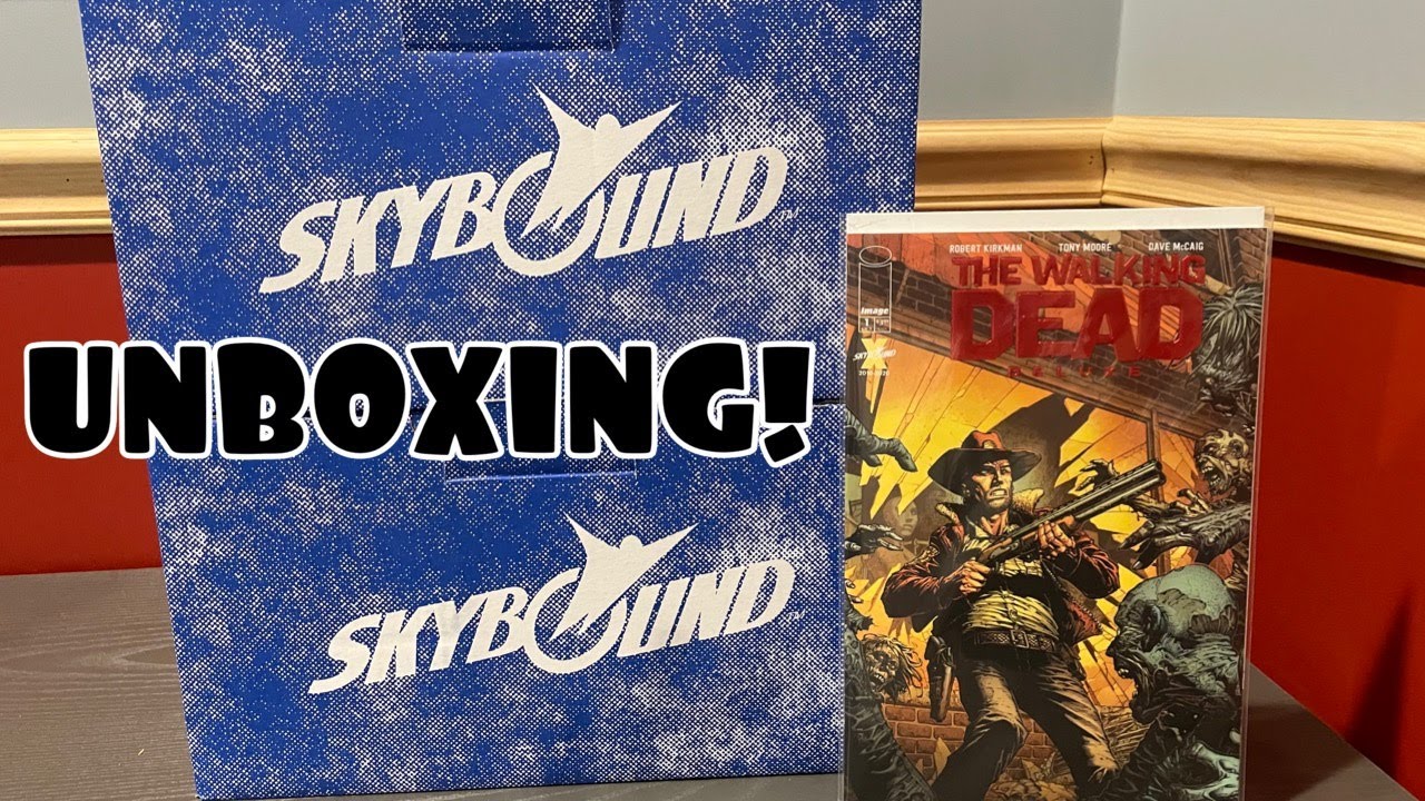 Skybound Mystery Box Unboxing! The Walking Dead Deluxe Red Foil!