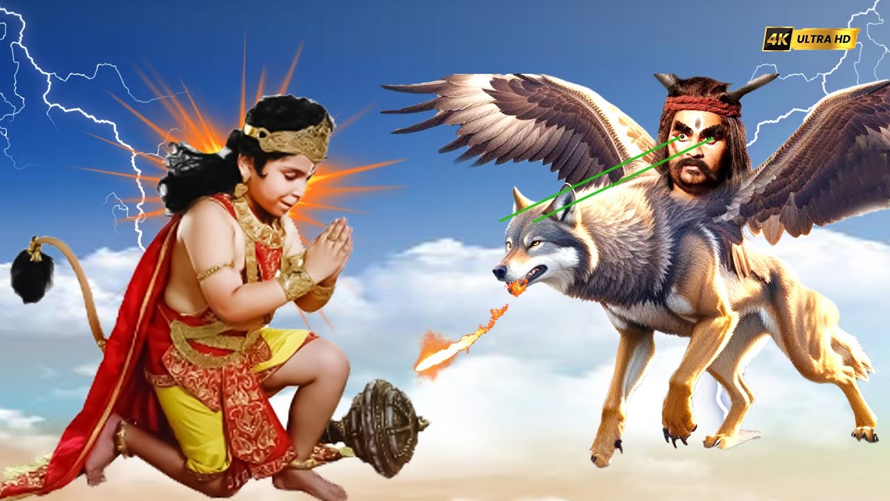 বাল হনুমান কেন এই যম রাক্ষসের সামনে মাথা নত করেছিলেন | Mahabali Hanuman | মহাবলী হনুমান #jaihanuman