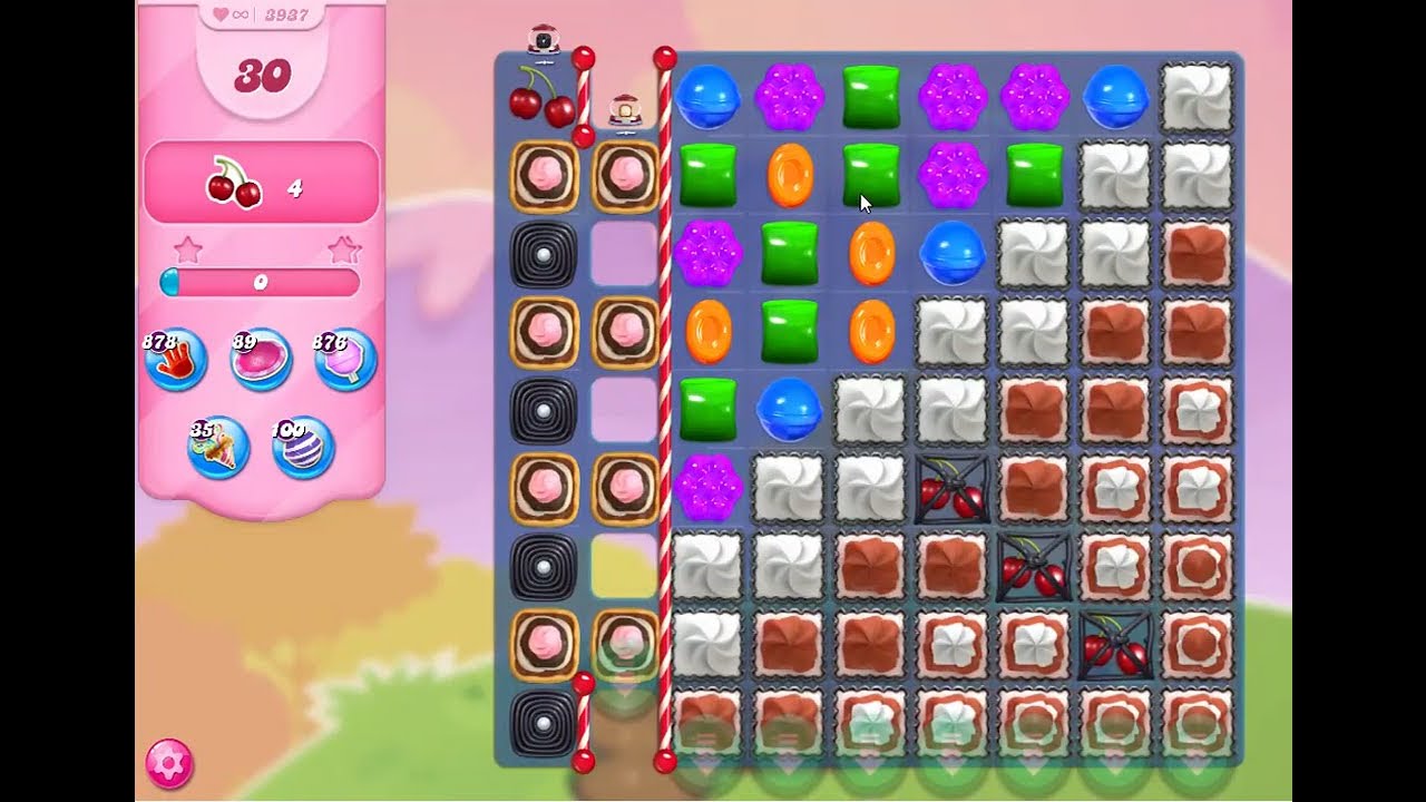 Candy Crush Saga Level 3937 NO BOOSTERS