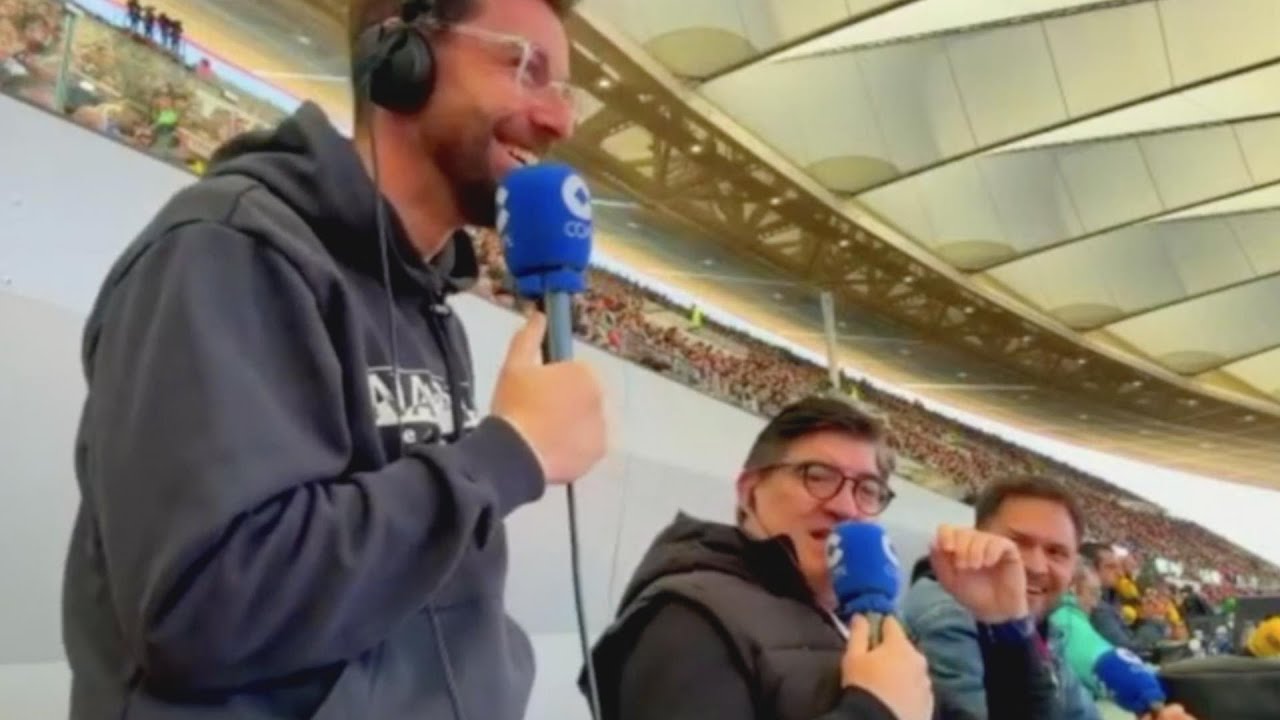 Rubén Martín tiene hipo en mitad de la narración y sufre los vaciles del equipo de Tiempo de Juego