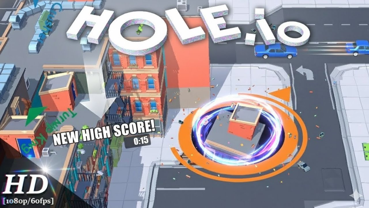 Hole.io Gameplay | Swallow the City & Become the Biggest Hole! 🕳️🔥