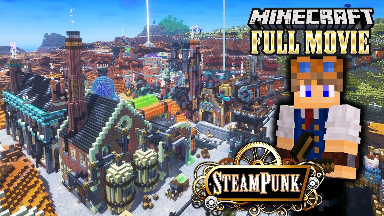 I survived 1000 Days in Minecraft SUPERCUT – Steampunk Minecraft Survival World