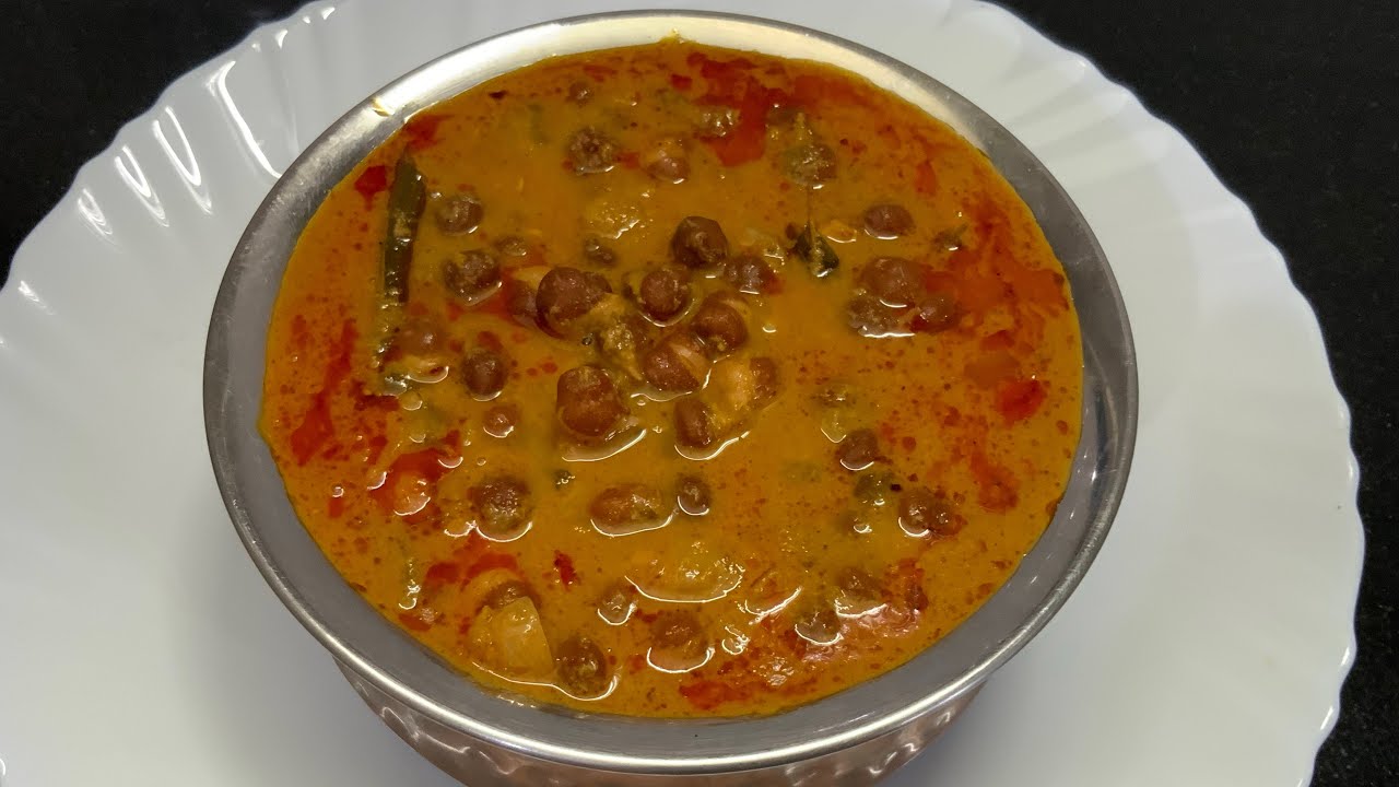 கடலை குழம்பு அஅசத்தலான சுவை /kadala kulambu/black channa curry/channa masala in Tamil/sundal kulambu
