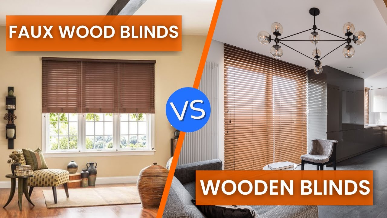 Faux Wood Blinds vs Wooden Blinds | Know Which One is Better?