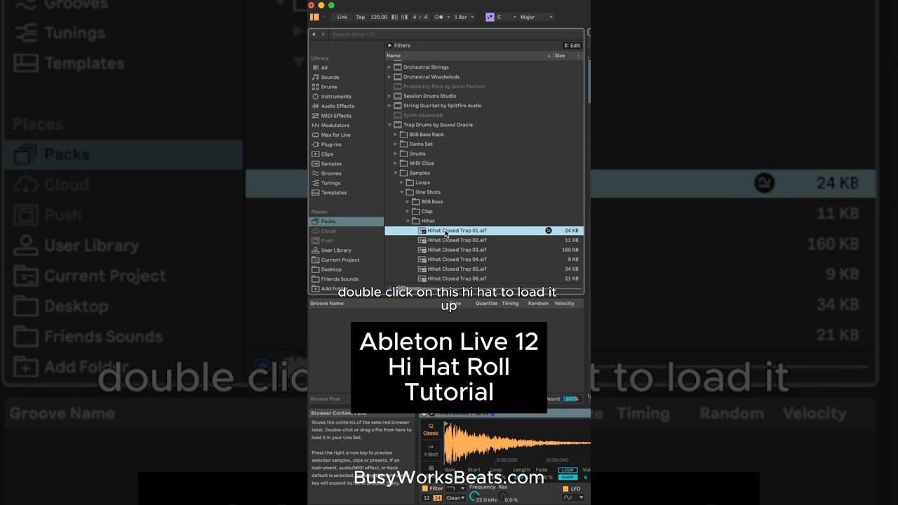 Ableton Live 12 &bull; Hi Hat Roll Tutorial