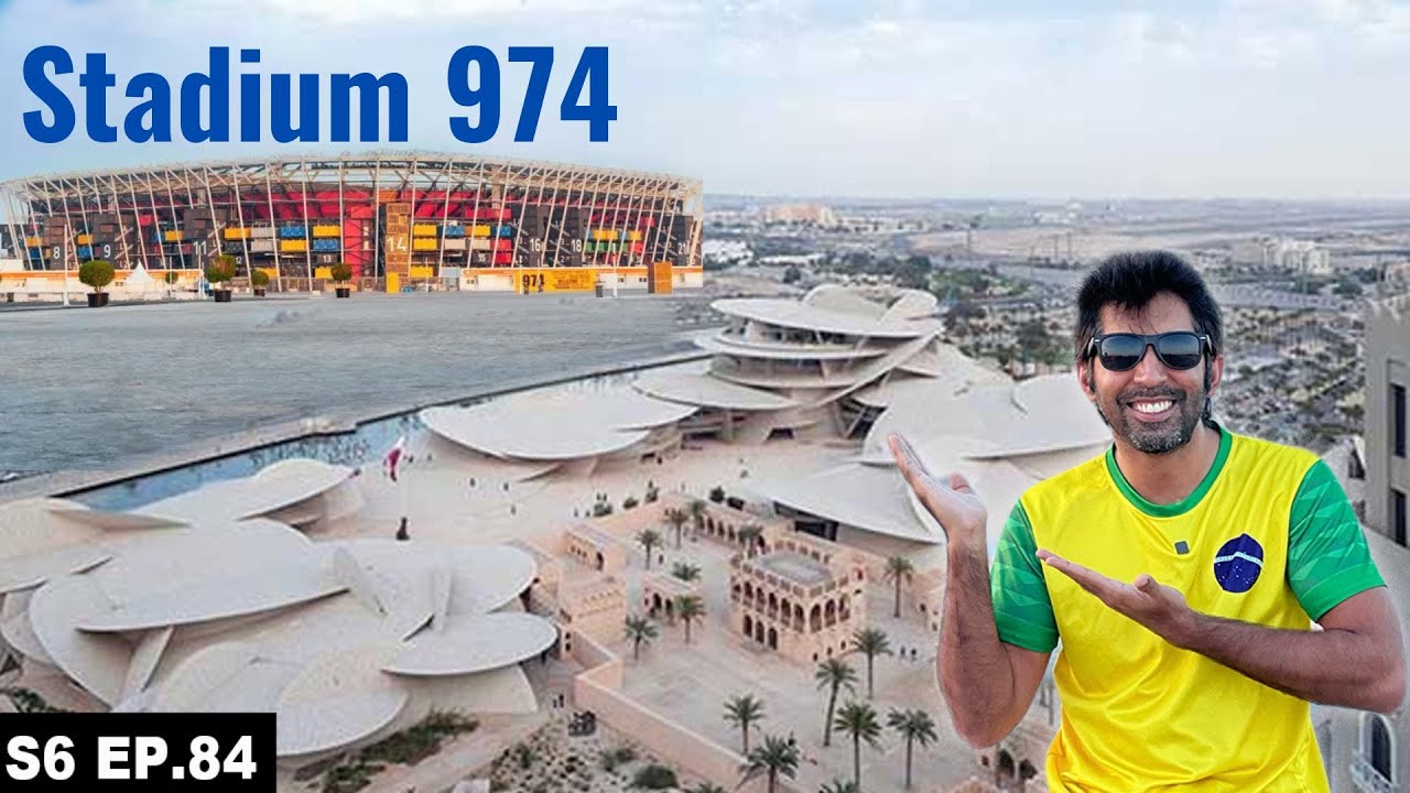 Only Qatar Could have Built Such Stadium and Museum S06 EP.84 | MIDDLE EAST MOTORCYCLE TOUR