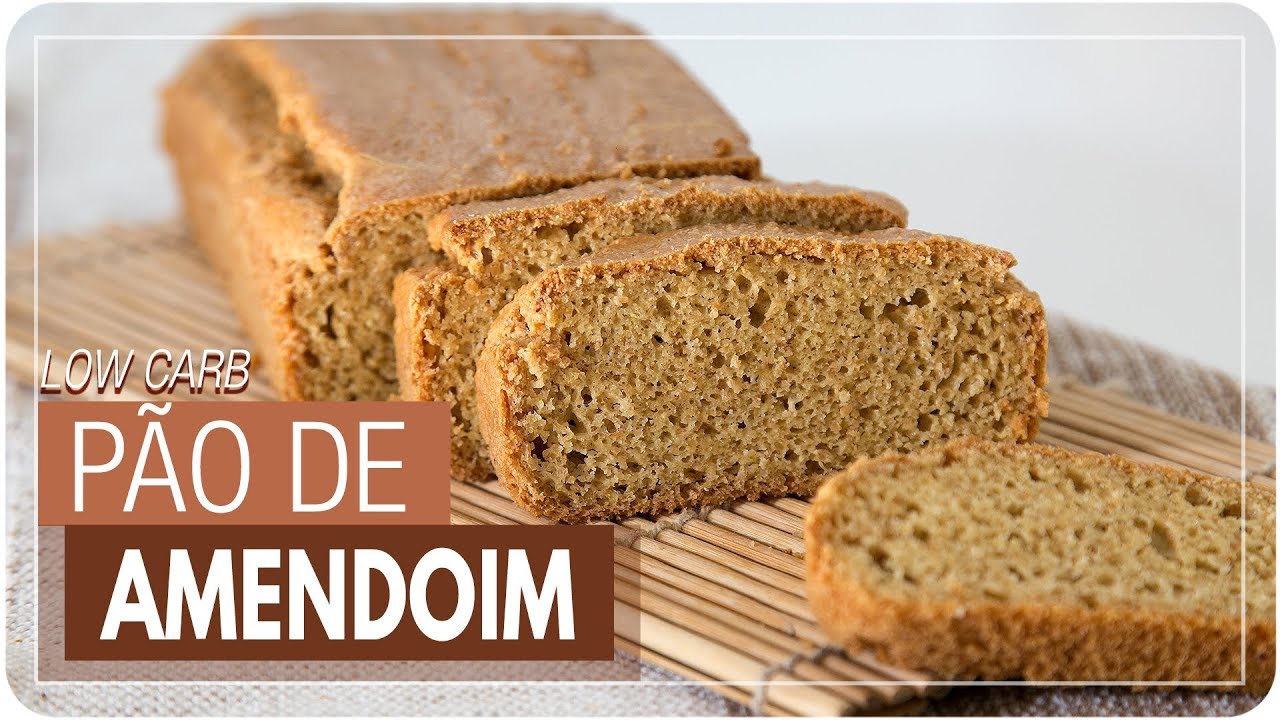 PÃO DE FORMA DE AMENDOIM { pão low carb} | Mamãe Vida Saudável #250