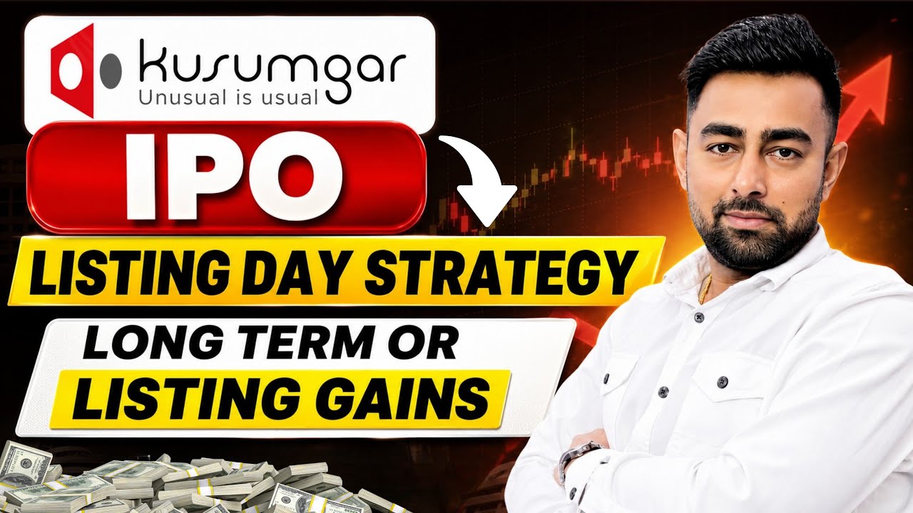 Kusumgar IPO Listing Day Strategy | Hold Or Sell ? | Jayesh Khatri 