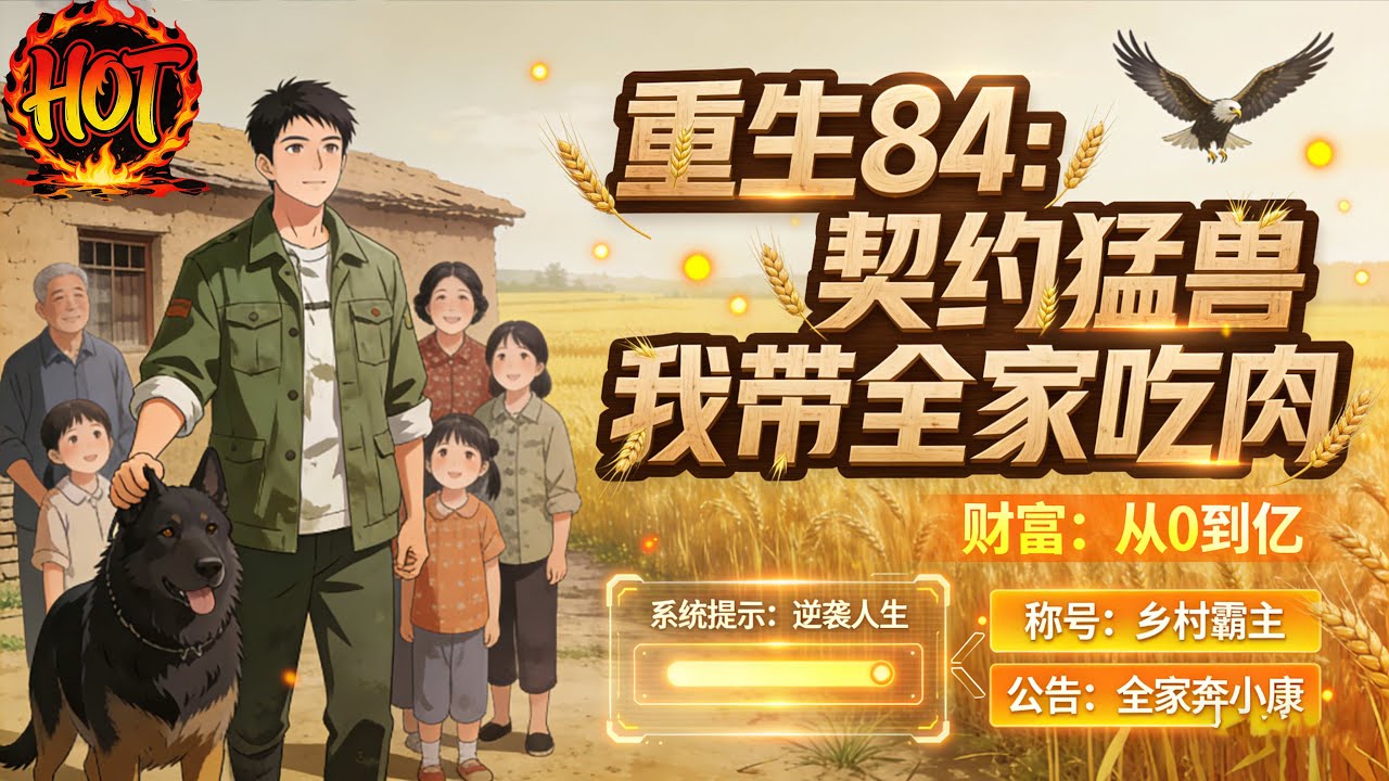 ✨【强推】《重生84：契约猛兽 我带全家吃肉》1--57集1984年，前世孤身终老的护林员石林重生回到20岁，意外激活兽仆系统。他摒弃前世懒惰#穿越 #末世 #异能 ##动态漫画 漫野推文