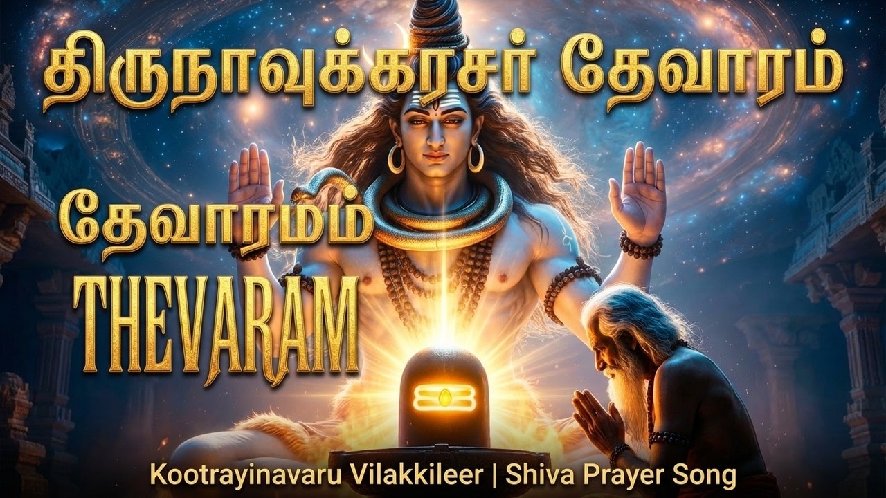 Saint Thirunavukkarasar Thevaram – Kootrayinavaru Vilakkileer | Shiva Prayer Song