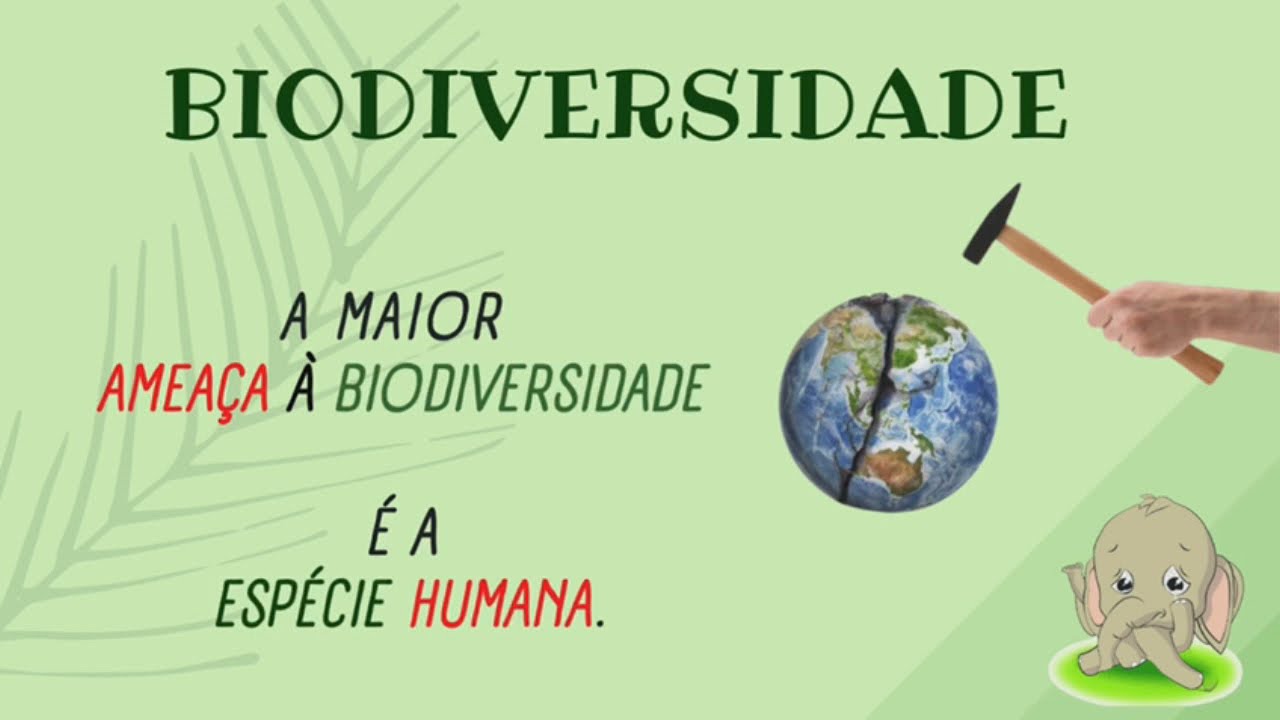 Amea&ccedil;as a biodiversidade no planeta (FEBD)