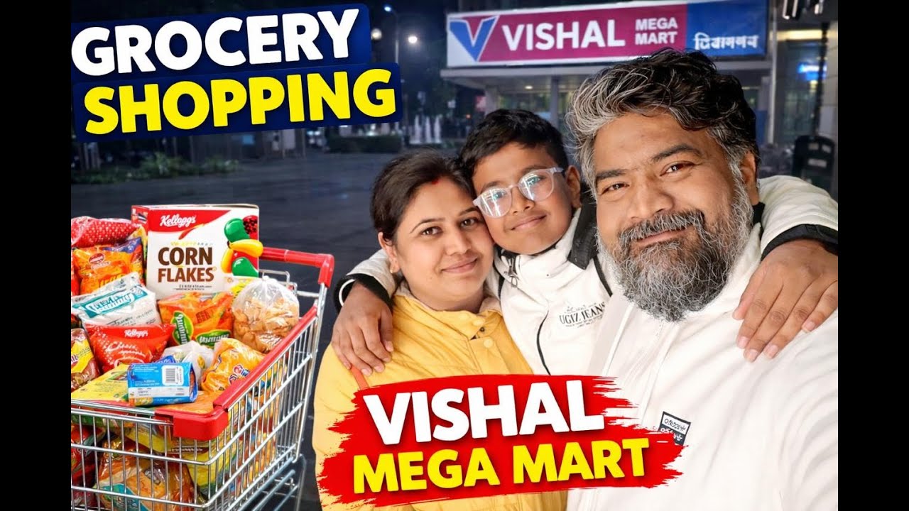 🛍️ Vishal Mega Mart Shopping with Family 😍 | Budget Shopping Vlog