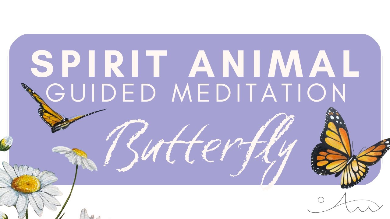 Butterfly Spirit Animal Guided Meditation 2 minutes with Amy’s Creative Corner