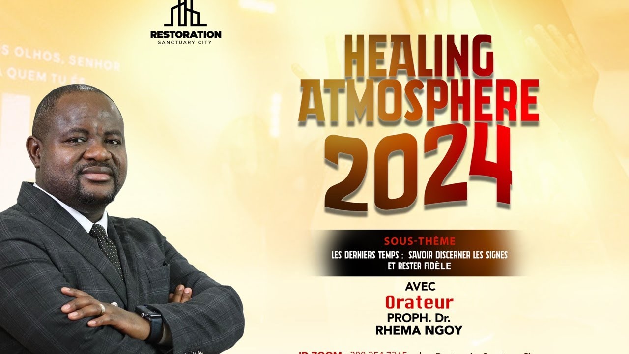 Dr. Prophet Rhema Ngoy à HEALING ATMOSPHERE 2024, JOUR 3