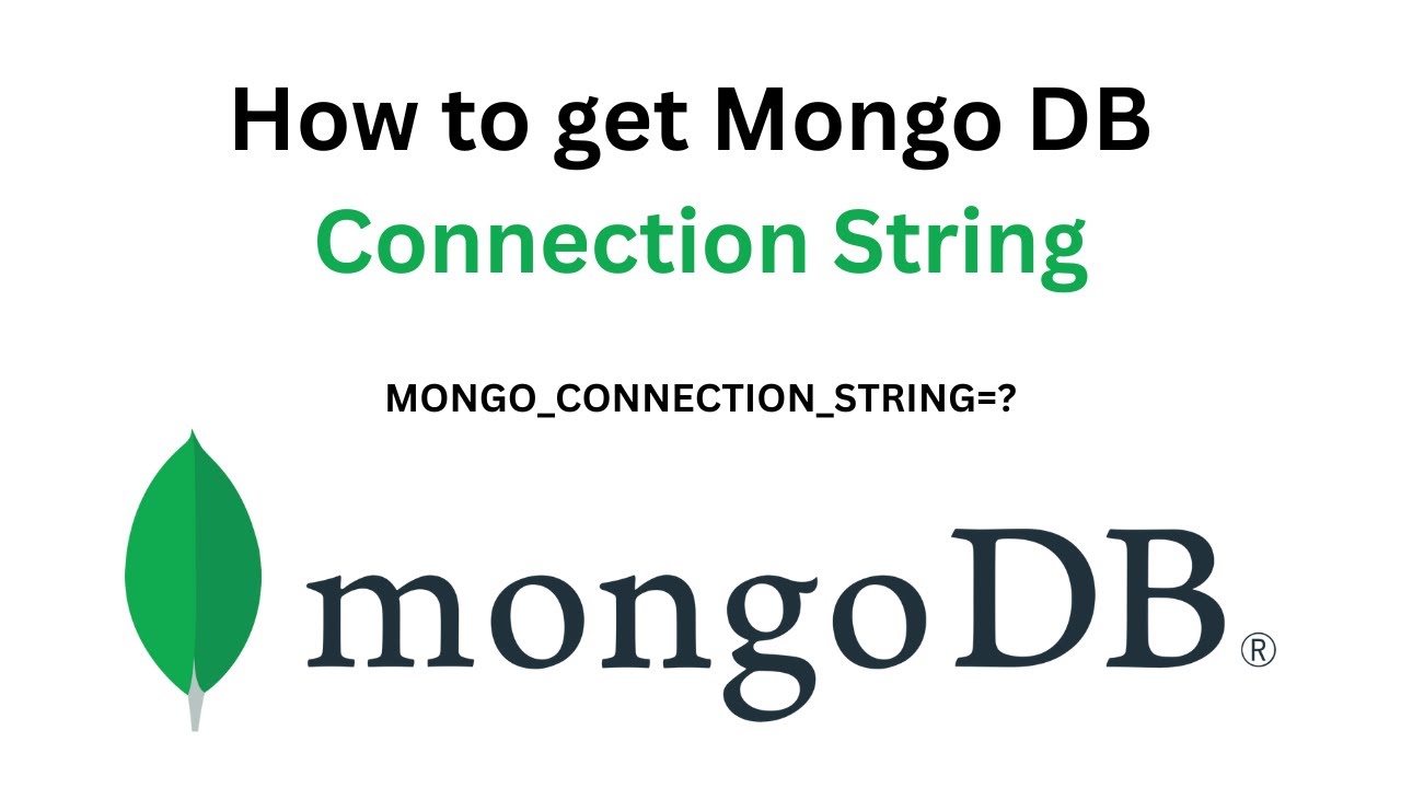 Как получить строку подключения Mongoose | Подключение к MongoDB | Mongo Atlas | 2024