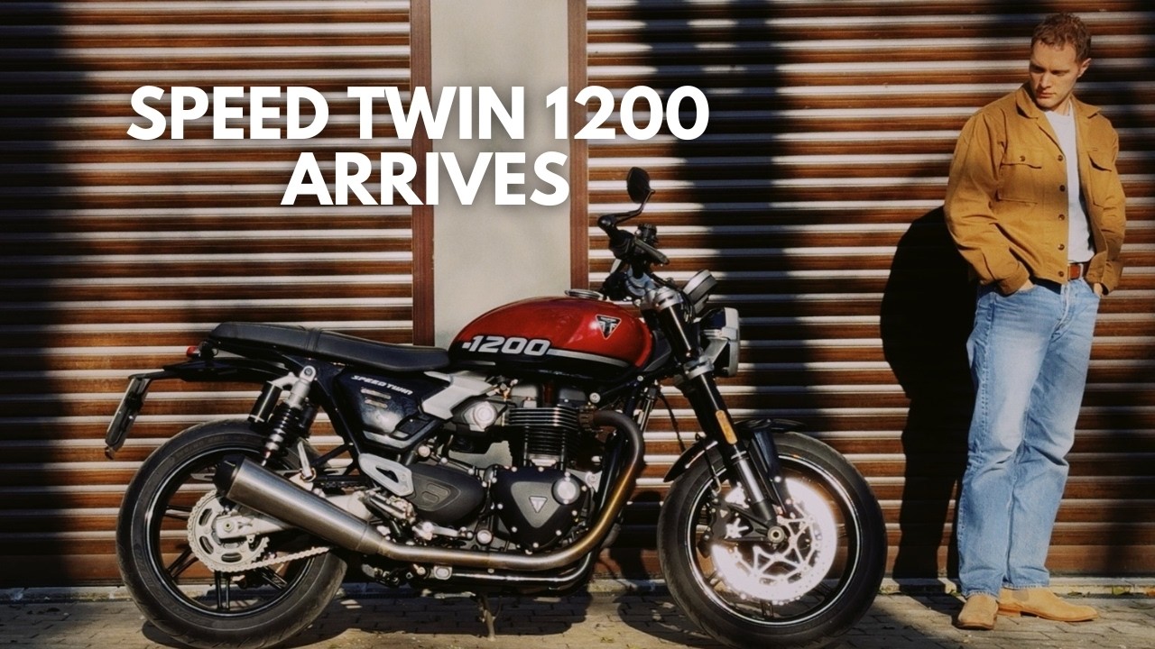 Поступил в продажу мотоцикл Triumph Speed ​​Twin 1200.