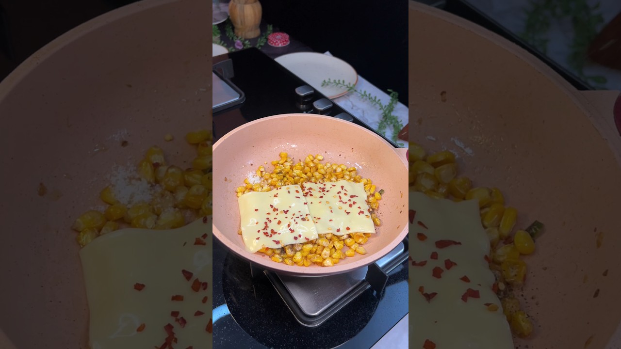 Cheesy CORN Chaat 🌽🌽. .  #shorts #corn #makai #cornrecipe #snacks #cornsnacks #sweetcorn #food