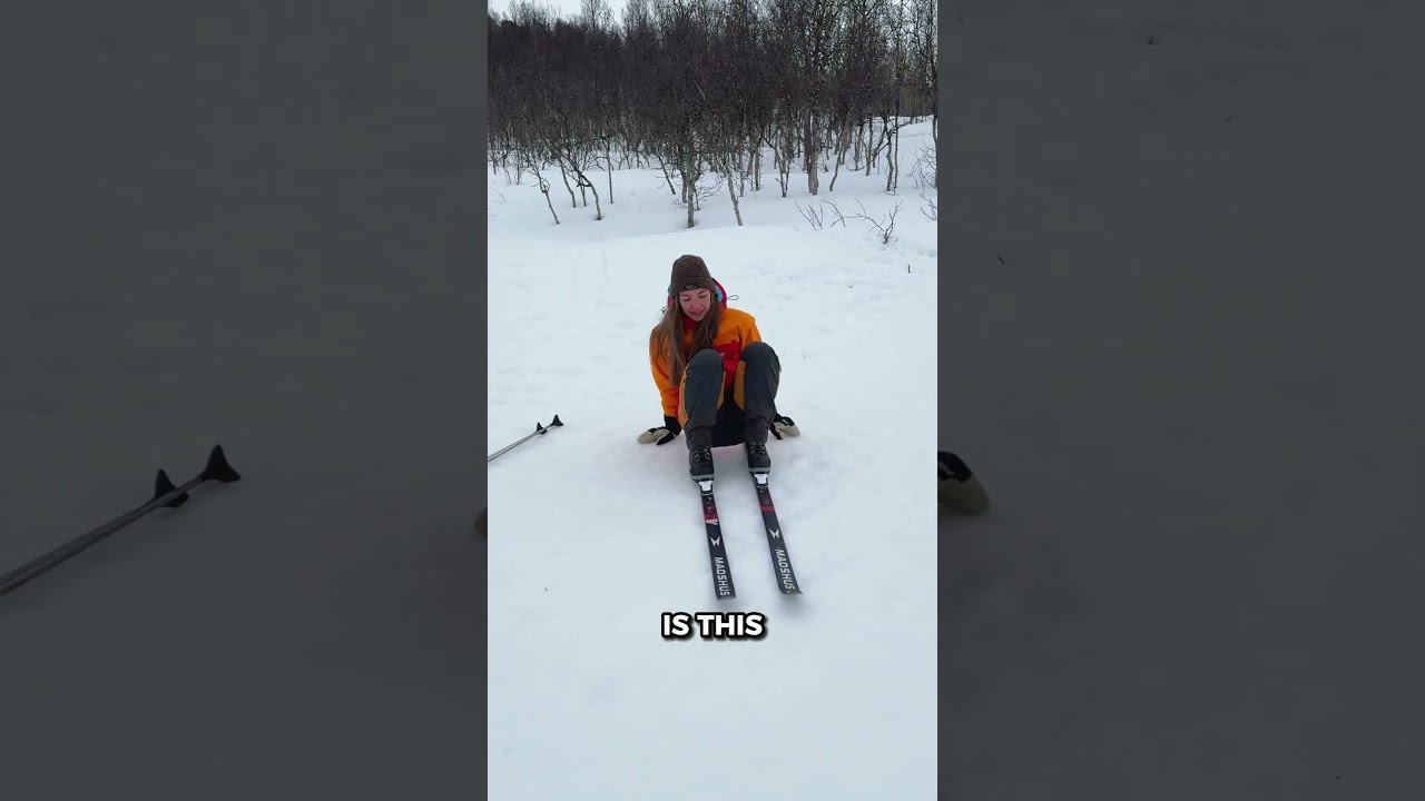 Cross-country skiing: how to get up after a fall
