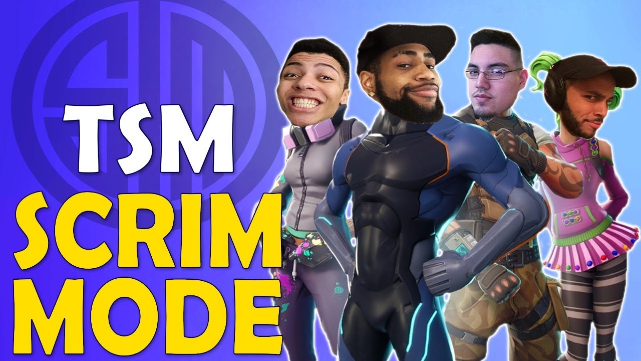 TSM SQUAD IN SCRIM MODE | PREPARING FOR ESPORTS TOURNAMENTS - (Fortnite Battle Royale)