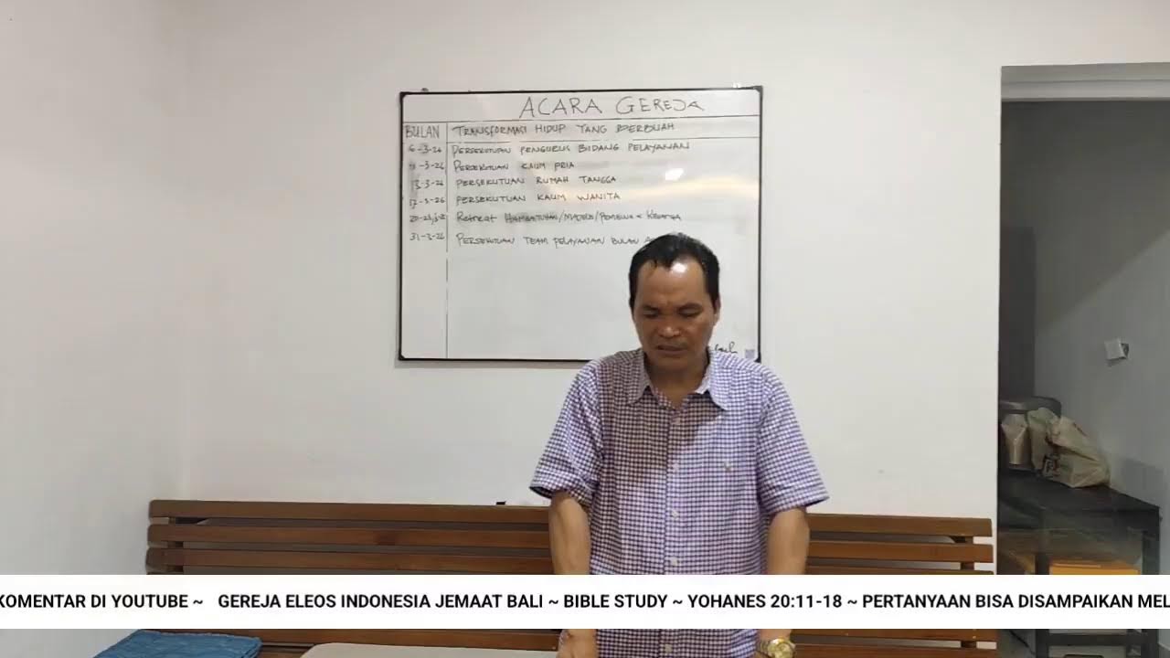 Pdt. Noi Zega: BUAH TRANSFORMASI IMAN