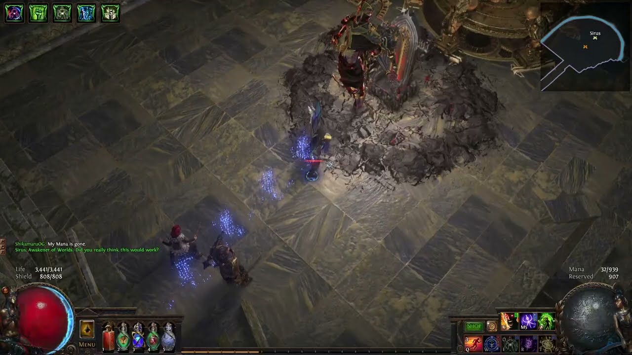 Sirus (not Uber) Impending Doom (Poison) / Pathfinder #pathofexile #pob