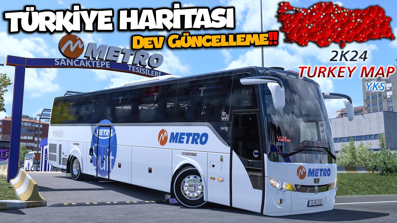 DEV GÜNCELLEME !! TÜRKİYE HARİTASI PAYLAŞIM // 2K24 TURKEY MAP | ETS2 1.50 !!