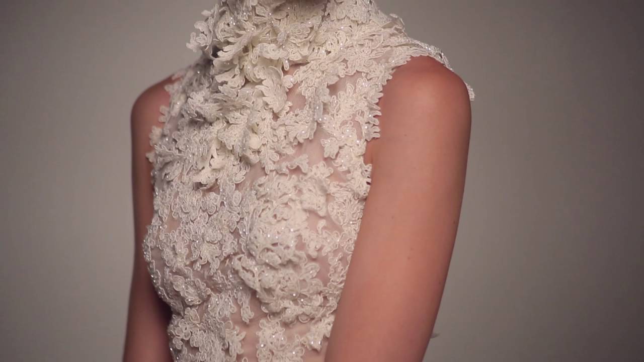 White floral dress - Ashi Studio FW - 2016/2017
