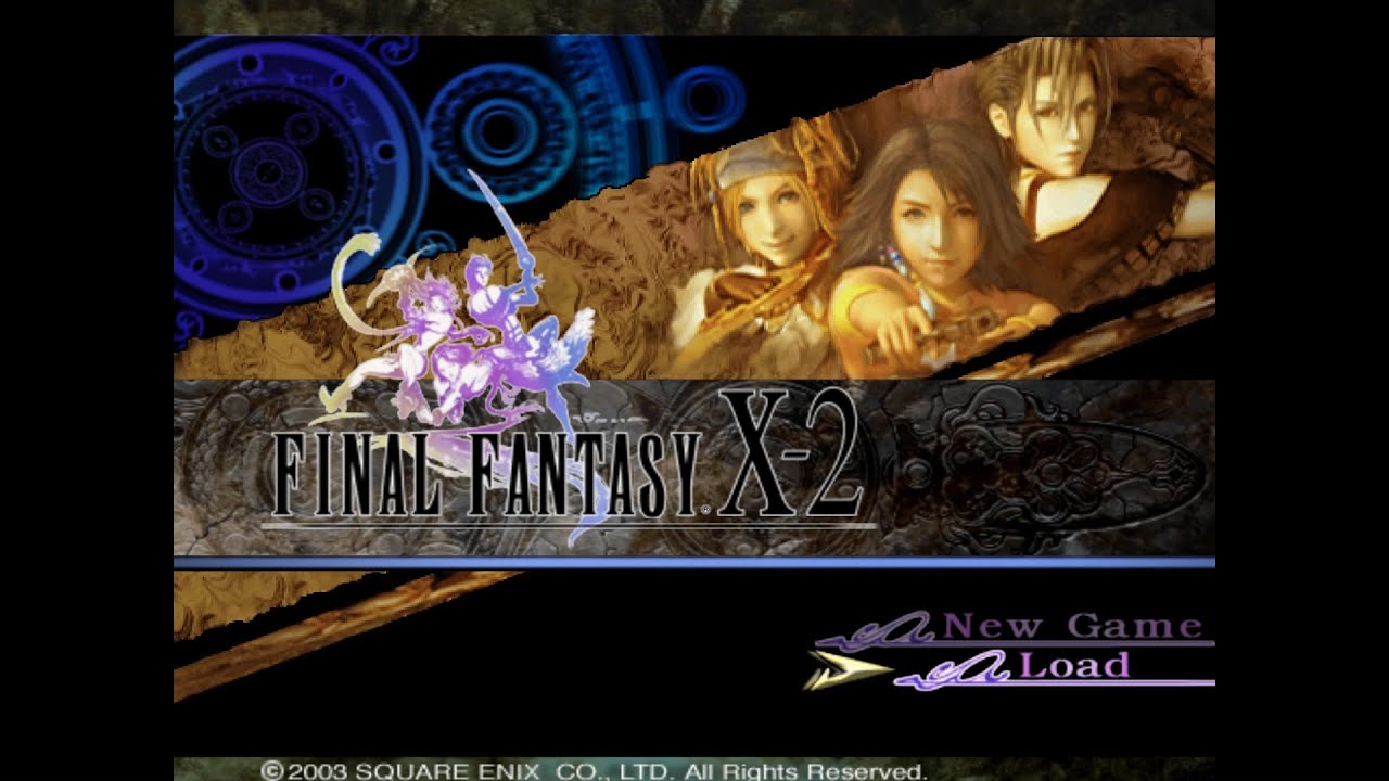 Final Fantasy X-2 - Intro and Title Screen - PlayStation 2