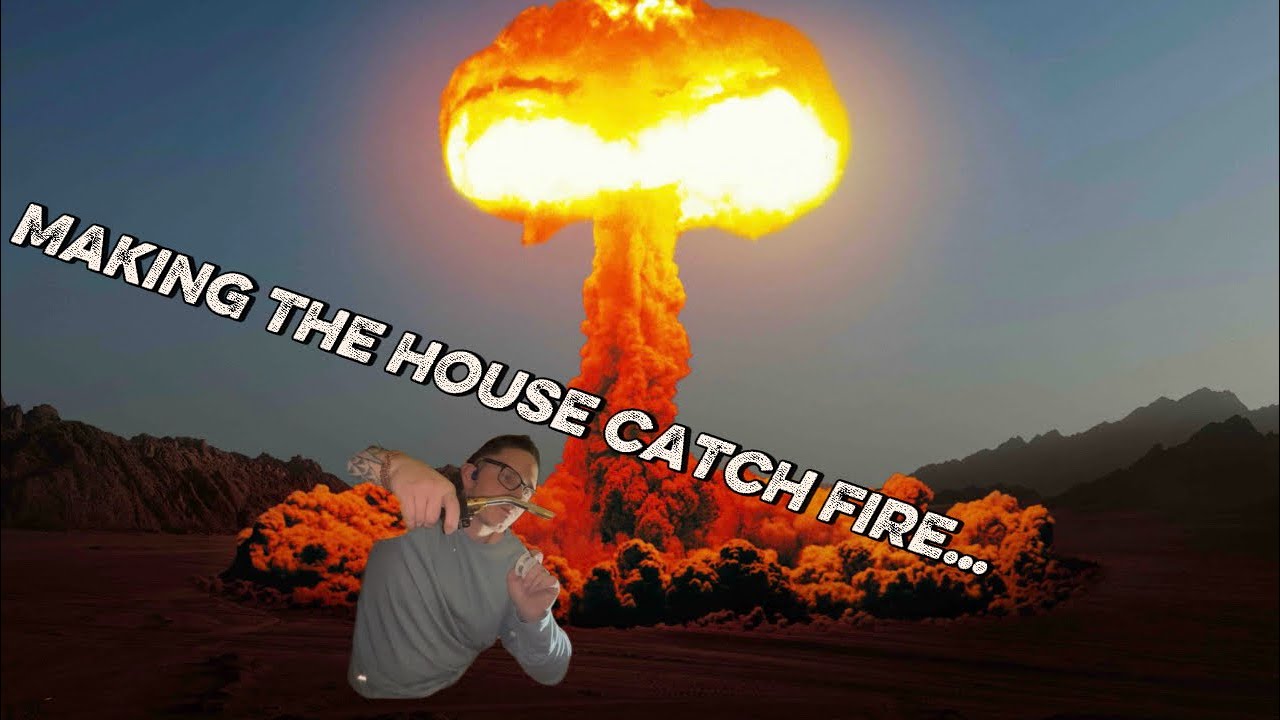 Trying not to BURN the house down!!