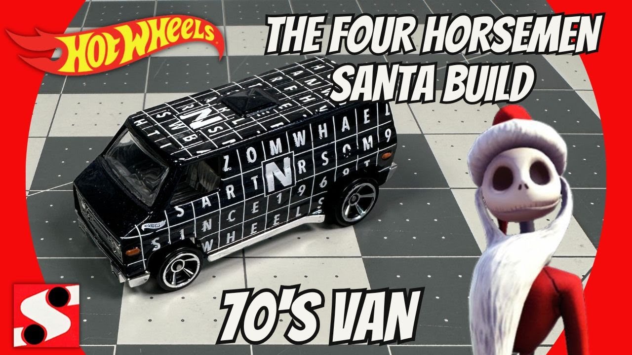 Кастомный фургон Hot Wheels в стиле 70-х – сборка Санта-Клауса из «Четырех всадников» – «Кошмар п...