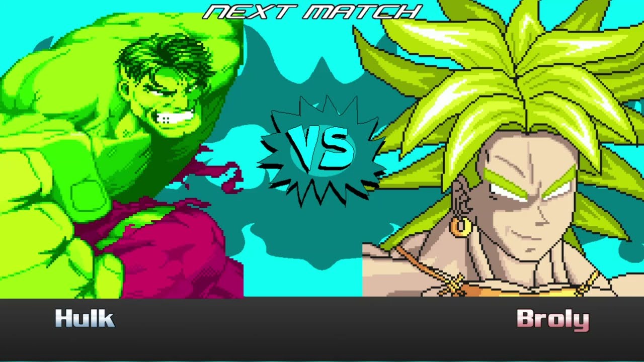 M.U.G.E.N: Hulk Vs. Broly (REQUEST)