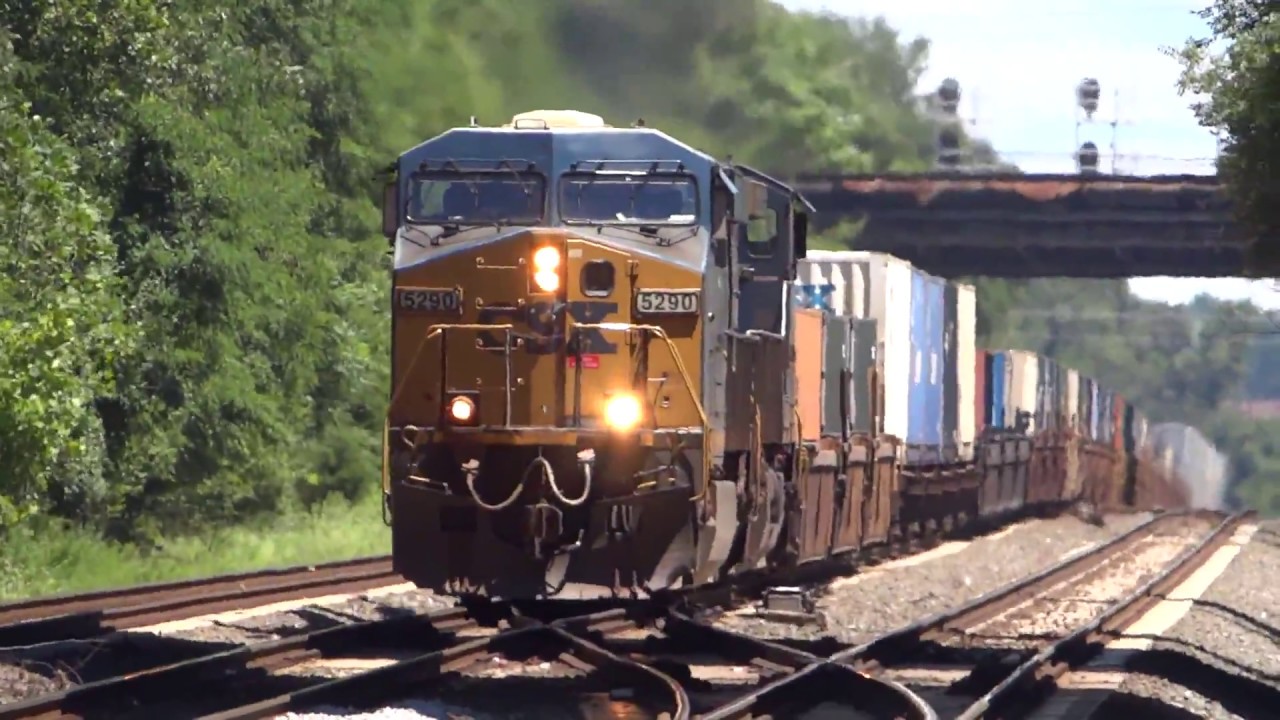 An Hour Of CSX Freight Trains In St Denis Station, MD