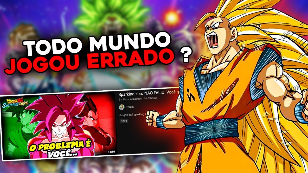 O CARA TENTOU DEFENDER SPARKING! ZERO E ACABOU FALANDO BESTEIRA