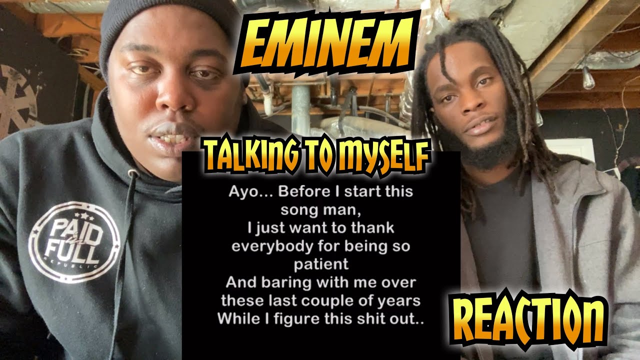 Eminem - Talking To Myself Ft. Koby (lyrics video) Reaction