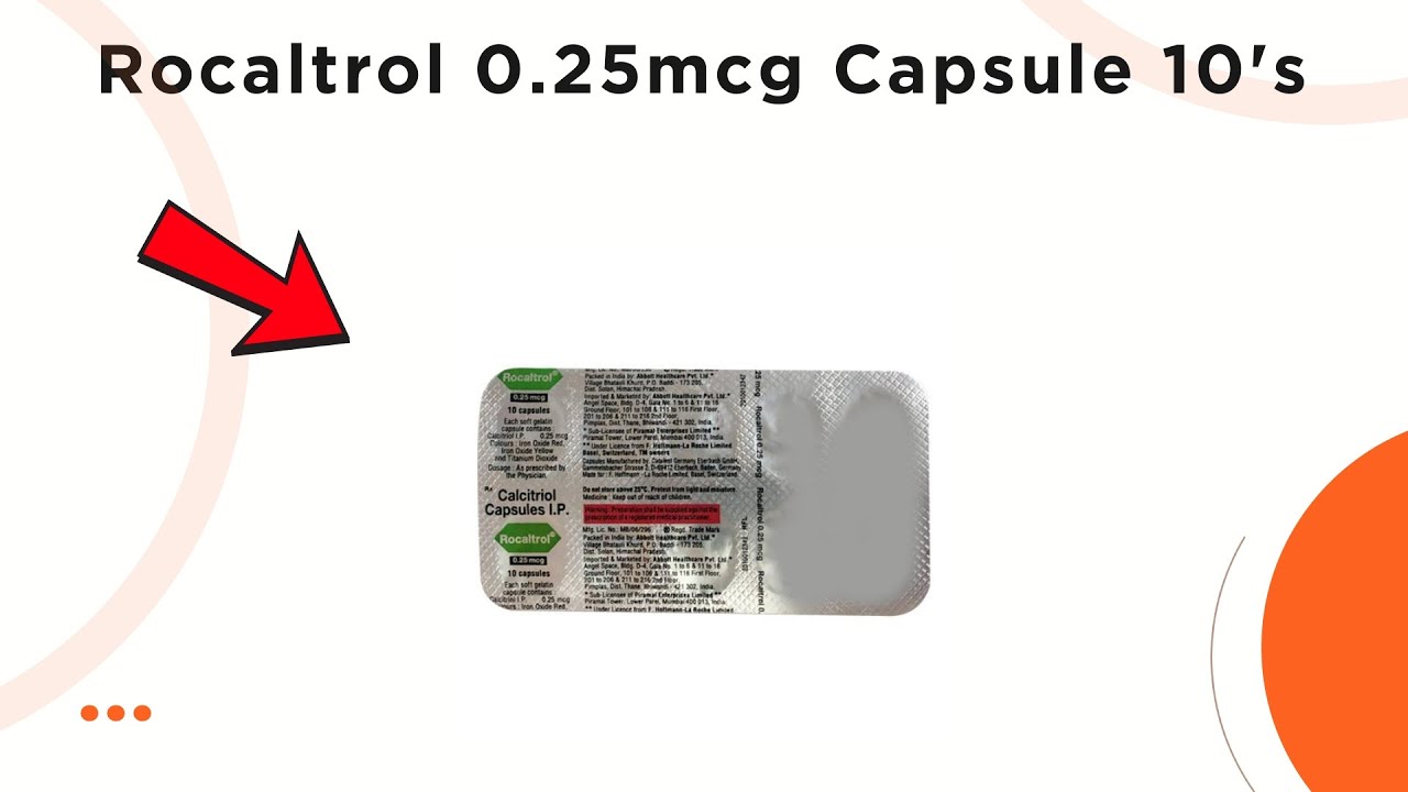Rocaltrol 0.25mcg Capsule Uses | Side Effects & Dosage 💊